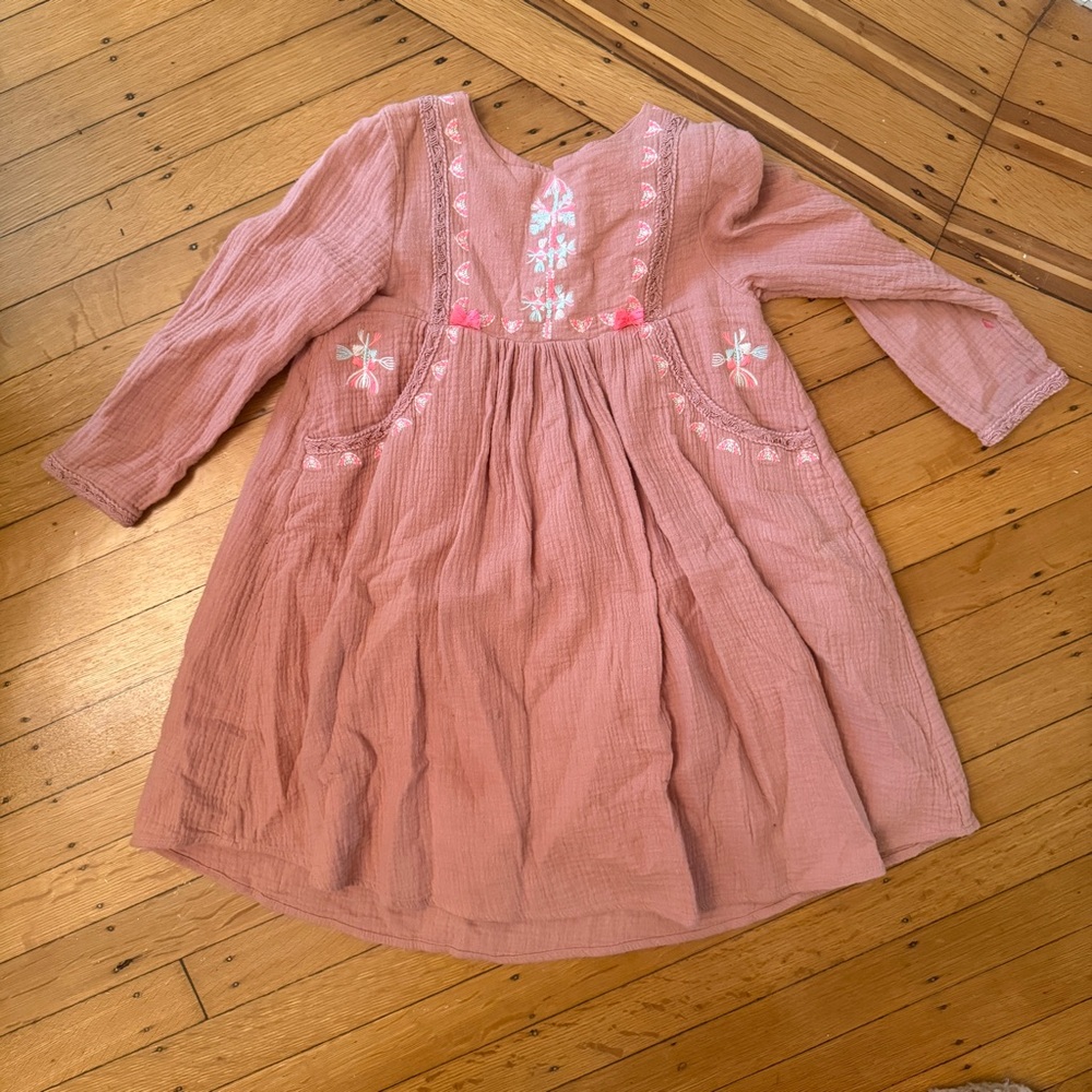Louise Misha Embroidered Dress